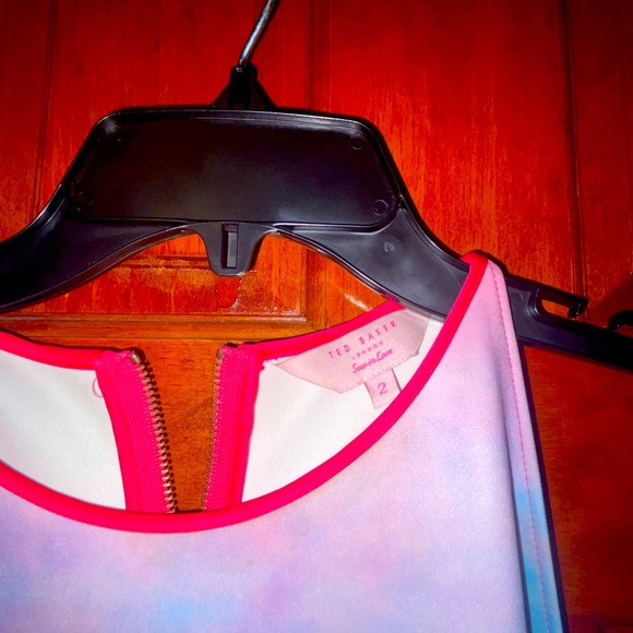 Fit and flare abstract printed mini dress - Picture 3 of 3